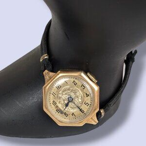 Antique 14k Gold Swiss Made Art Deco Watch